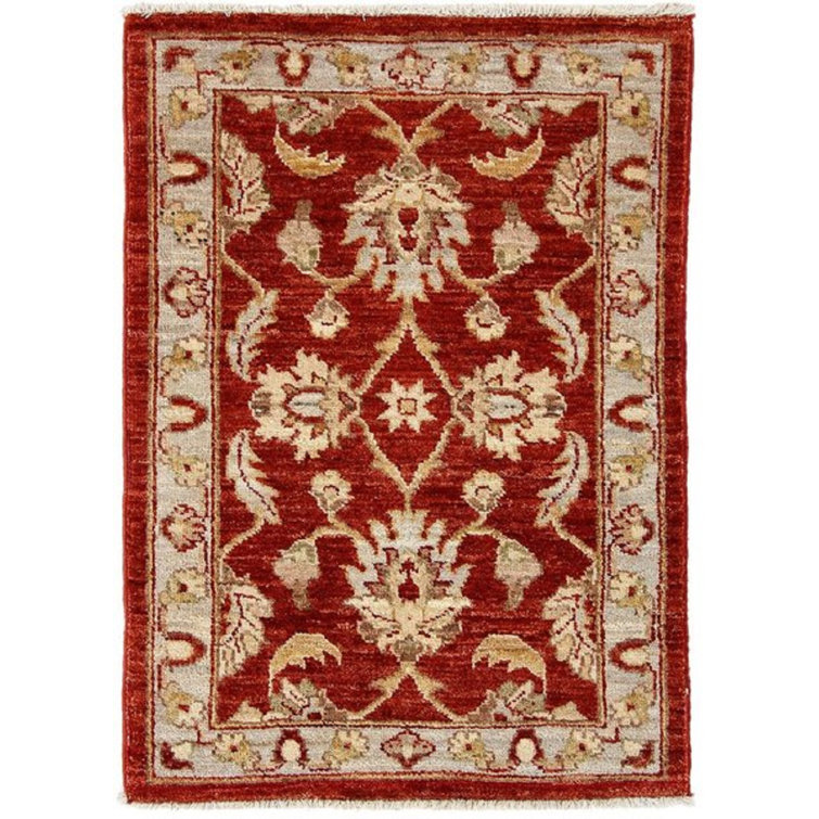 Carpetfine Hand Looped/Hooked Wool Red Rug Wayfair.co.uk